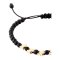 Galatasaray Istanbul 5 Sterne Makramee Armbinde Schwarz - schwarz