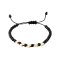 Galatasaray Istanbul 5 Sterne Makramee Armbinde Schwarz - schwarz