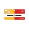 Galatasaray Istanbul Galatasaray Istanbul Makramee Armbinde Schwarz - schwarz