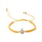 Galatasaray Istanbul Galatasaray Istanbul Makramee Armbinde Gelb - gelb