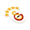 Galatasaray Istanbul 5 Star Magnete Weiß - weiss