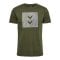 Hummel Active Stripe Co T-Shirt Grün F6453 - gruen