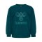 Hummel Fastwo Lime Sweatshirt Kids Blau F6470 - blau