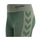 Hummel hmlCLEA Mid Waist Leggings Damen F6465 - gruen