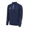 Hummel hmlLEAD HalfZip Sweatshirt Blau F7026 - blau