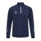Hummel hmlLEAD HalfZip Sweatshirt Blau F7026 - blau
