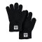 Hummel Knit 2-Pack Handschuhe Kids Schwarz F2001 - schwarz