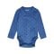 Hummel Mini Bee Aop Body L/S Anzug Kids Blau F7379 - blau