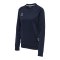 Hummel Move Grid Cotton Sweatshirt Damen Blau F7026 - blau
