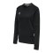 Hummel Move Grid Cotton Sweatshirt Damen Schwarz F2001 - schwarz