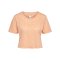 Hummel Mt Iris Burnout Crop T-Shirt Damen Orange F3037 - orange