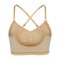 Hummel Mt Lulu Seamless Scrunch Sport-BH Damen Braun F8152 - braun