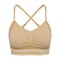 Hummel Mt Lulu Seamless Scrunch Sport-BH Damen Braun F8152 - braun