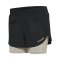 Hummel Mt Track 2 In 1 Short Damen Schwarz F2001 - schwarz
