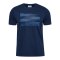 Hummel Pulse Graphic S/S T-Shirt Blau F7459 - blau