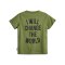 Hummel Revolution T-Shirt Kids Grün F6107 - gruen