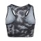 Hummel Te Twist Aop Sport-BH Damen Schwarz F2001 - schwarz