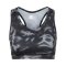 Hummel Te Twist Aop Sport-BH Damen Schwarz F2001 - schwarz