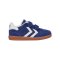 Hummel Victory Suede II Sneaker Kids Blau F7149 - blau