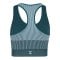 Hummel Yoga Seamless Crop T-Shirt Damen Blau F7280 - blau