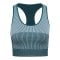 Hummel Yoga Seamless Crop T-Shirt Damen Blau F7280 - blau