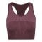 Hummel Yoga Seamless Crop T-Shirt Damen Braun F8016 - braun