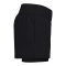 JAKO 2in1 One Short Damen Schwarz F800 - schwarz