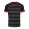 JAKO Celtic Melange KA Trikot Schwarz Rot F809 - schwarz