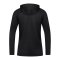 JAKO Challenge Freizeit Kapuzenjacke Damen F505 - schwarz
