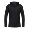JAKO Challenge Freizeit Kapuzenjacke Damen F506 - schwarz
