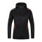 JAKO Challenge Freizeit Kapuzenjacke Damen F506 - schwarz