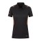 JAKO Challenge Polo Damen Orange F506 - schwarz