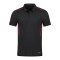 JAKO Challenge Polo Rot F502 - schwarz