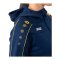 JAKO Classico Kapuzenjacke Damen Blau Gelb F42 - Blau