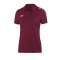 JAKO Classico Poloshirt Damen Dunkelrot F14 - Rot