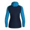 JAKO Icon Kapuzenjacke Damen Blau Gelb F914 - blau