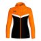 JAKO Icon Kapuzenjacke Damen Schwarz Orange F807 - 
