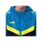 JAKO Iconic Kapuzenjacke Kids Blau Gelb F914 - blau