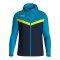 JAKO Iconic Kapuzenjacke Kids Blau Gelb F914 - blau