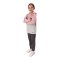 JAKO Icon Kapuzenjacke Kids Grau Pink F851 - grau