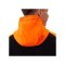 JAKO Icon Kapuzenjacke Schwarz Orange F807 - schwarz