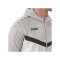 JAKO Icon Kapuzenjacke Weiss Grau F016 - weiss