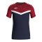 JAKO Iconic T-Shirt Blau Rot F901 - blau