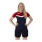 JAKO Iconic T-Shirt Damen Blau Rot F901 - blau