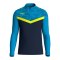 JAKO Iconic HalfZip Sweatshirt Kids Blau F914 - blau