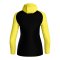 JAKO Iconic Kapuzenjacke Damen Schwarz Gelb F808 - schwarz