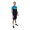 JAKO Iconic Poloshirt Blau Gelb F914 - blau