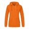 JAKO Organic Kapuzenjacke Damen Orange F360 - orange