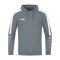 JAKO Power Hoody Kids Grau Weiss F840 - grau