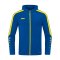 JAKO Power Kapuzenjacke Blau Gelb F404 - blau